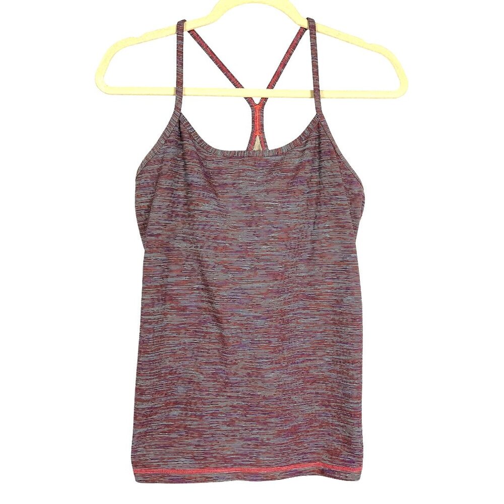 Lululemon Power Y Tank Top Wee Are From Space Luon Racerback Yoga Purple Size 10